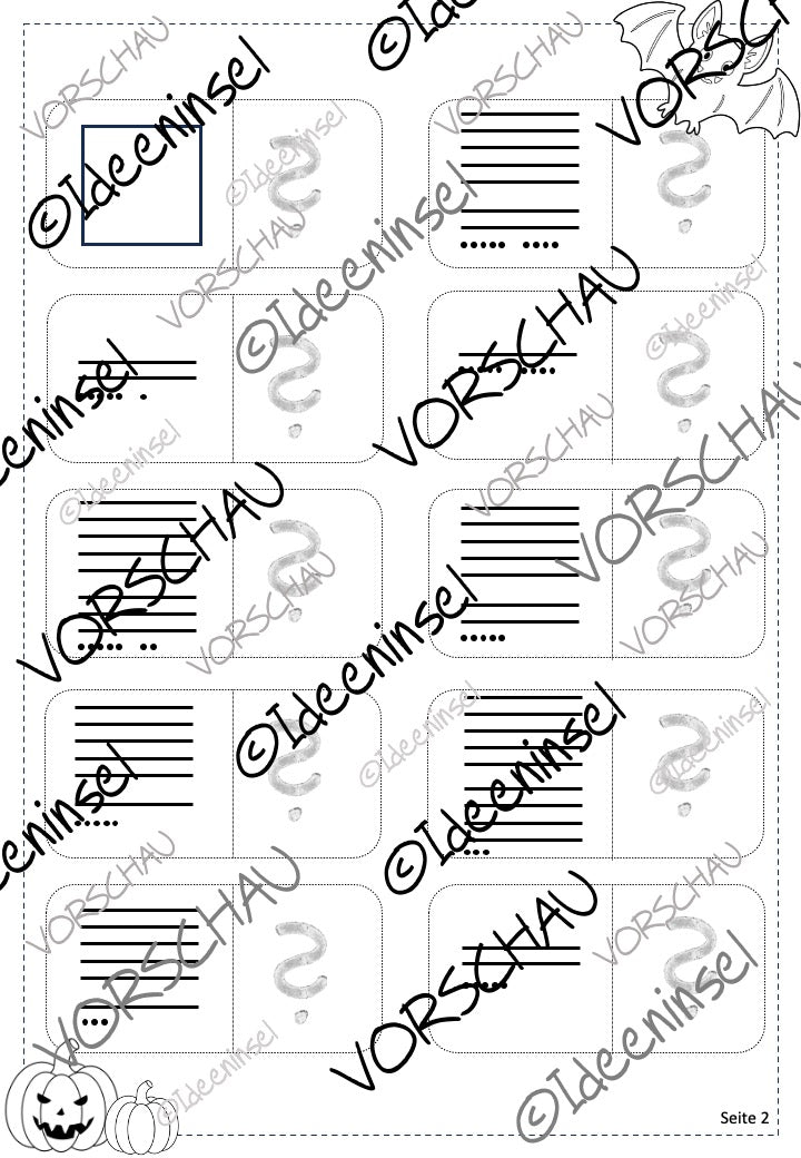 Halloween Mathematik Geheimschrift 