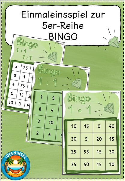 Einmaleinsspiele 5er-Reihe Materialpaket