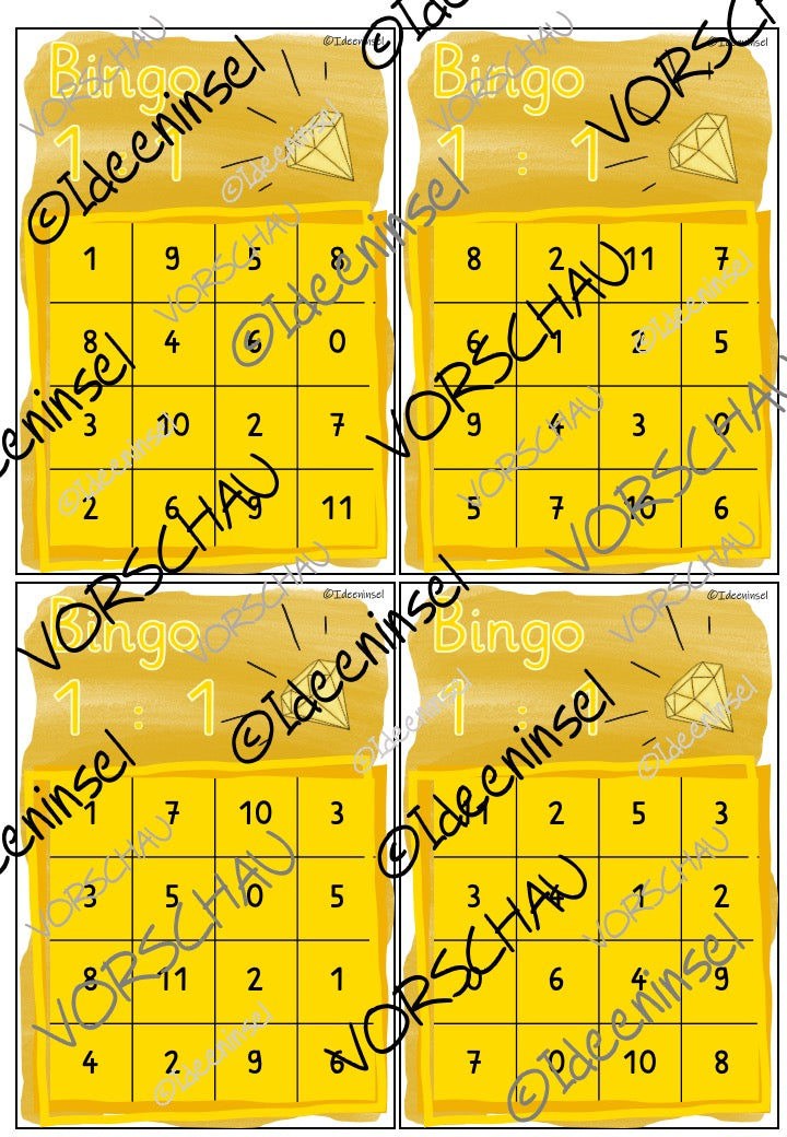 Einmaleinsspiele – 10er Reihe Materialpaket