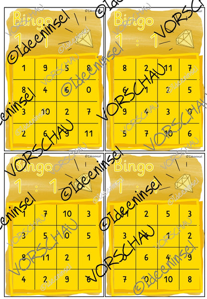 Einmaleinsspiele – 10er Reihe Materialpaket