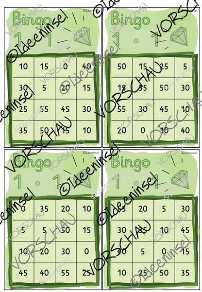 Einmaleinsspiele 5er-Reihe Materialpaket