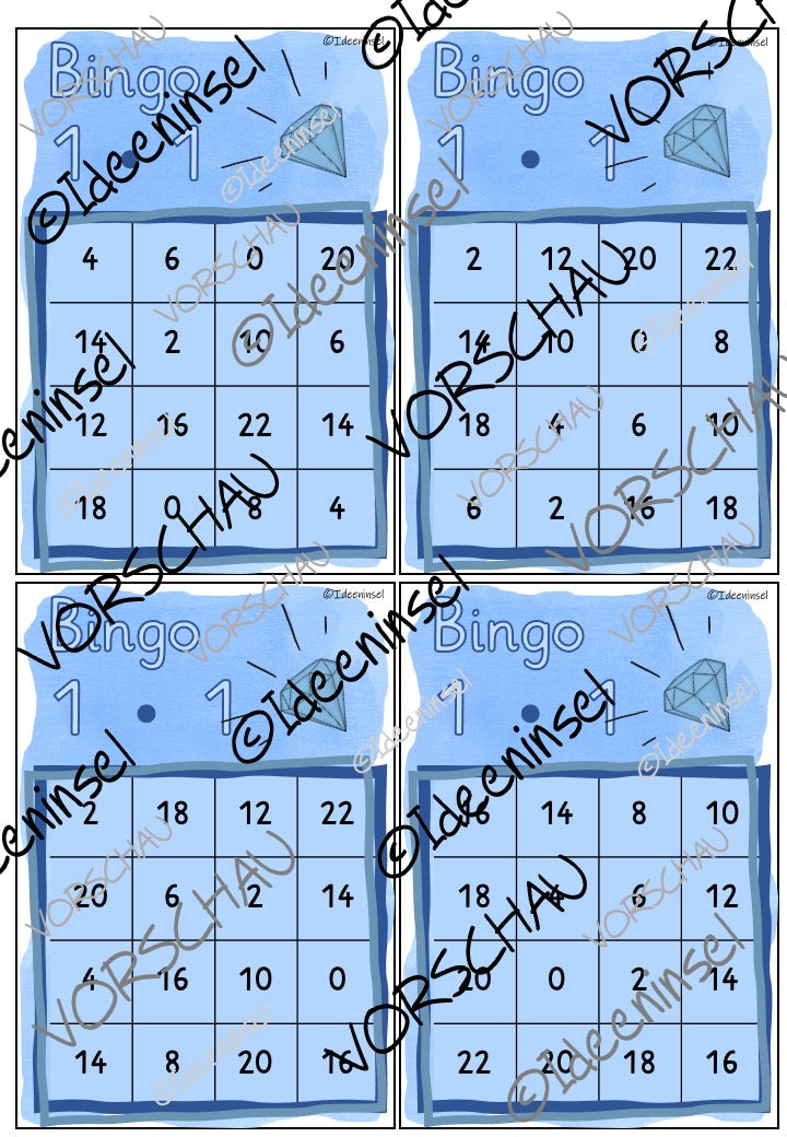 Einmaleinsspiele – 2er Reihe Materialpaket
