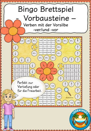 Vorsilben Bingo – Wortbildung mit Vorbausteinen