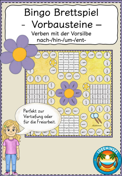 Vorsilben Bingo Grundschule Wortbildung