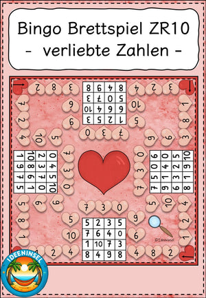 Verliebte Zahlen Bingo – ZR 10