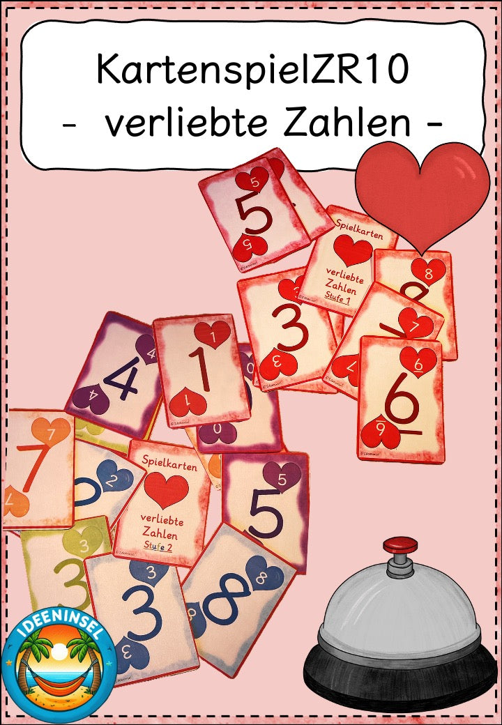 Kartenspiel verliebte Zahlen ZR10 Titelbild