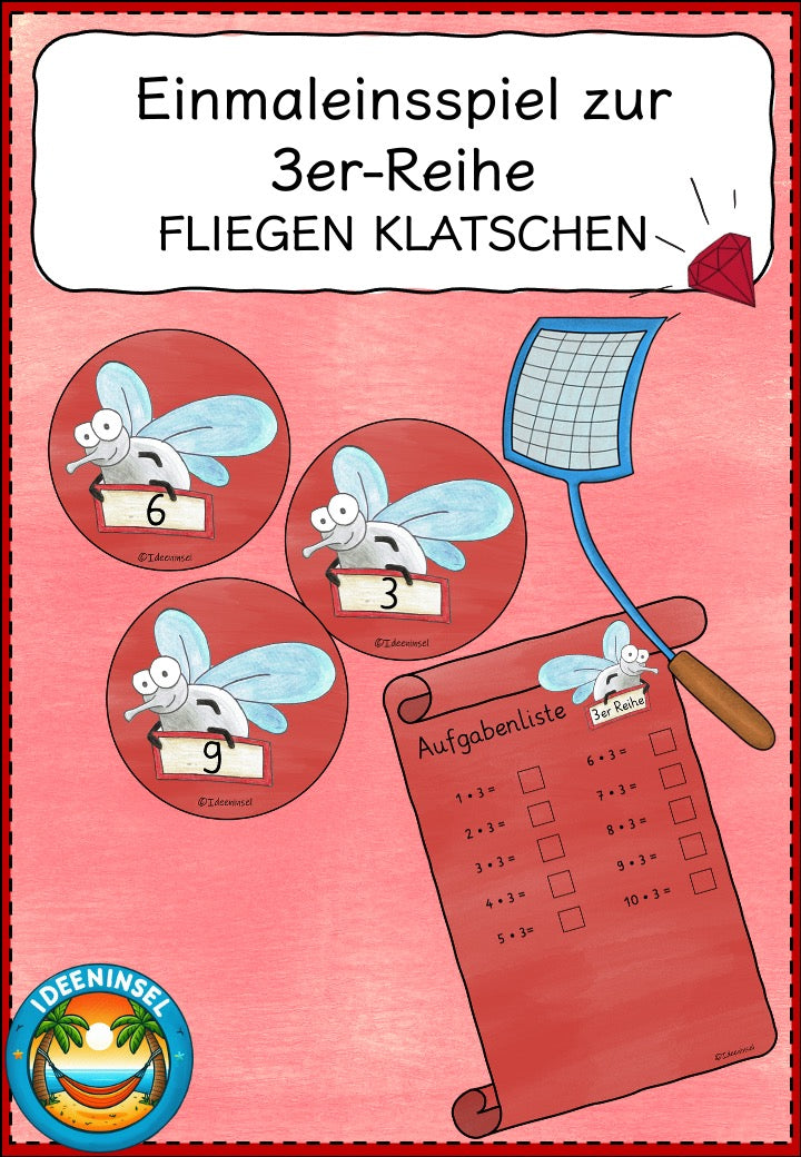 Grundschule Multiplikation 3er Reihe Material