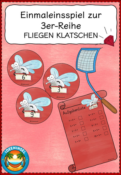 Grundschule Multiplikation 3er Reihe Material