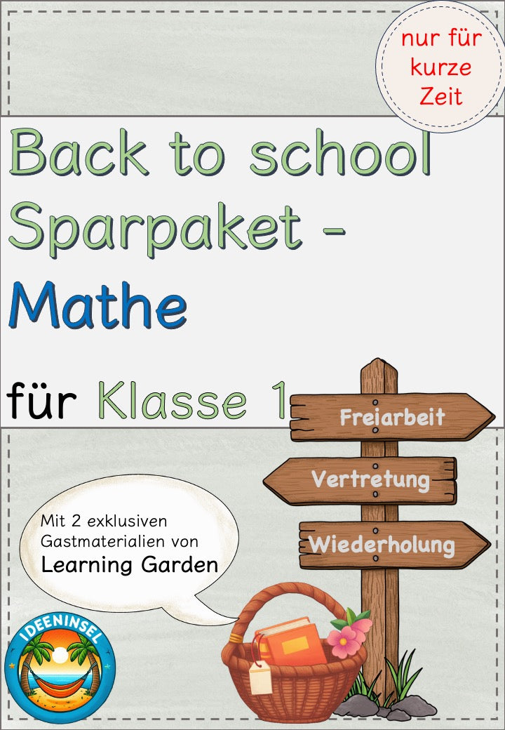 Back to School Bundle – Mathematik Klasse 1