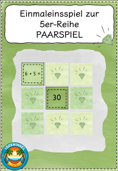 Einmaleinsspiele 5er-Reihe Materialpaket