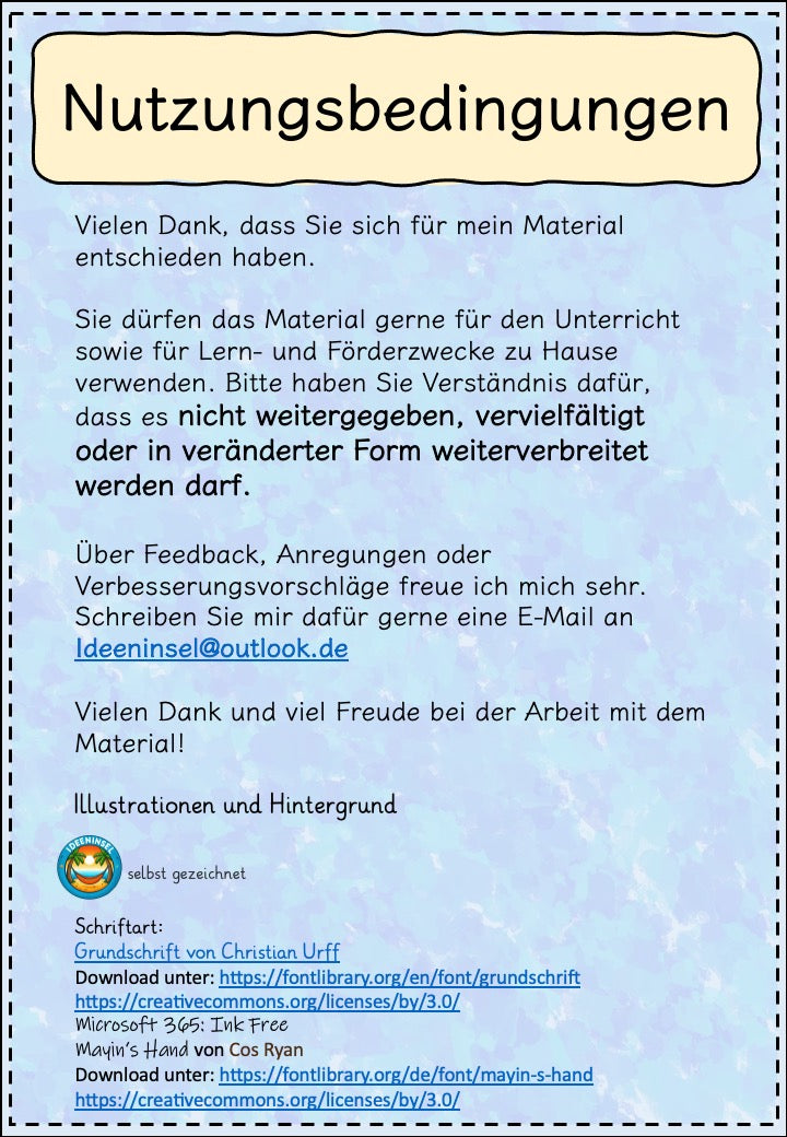 Silbenspiel – Fische angeln Lesespiel