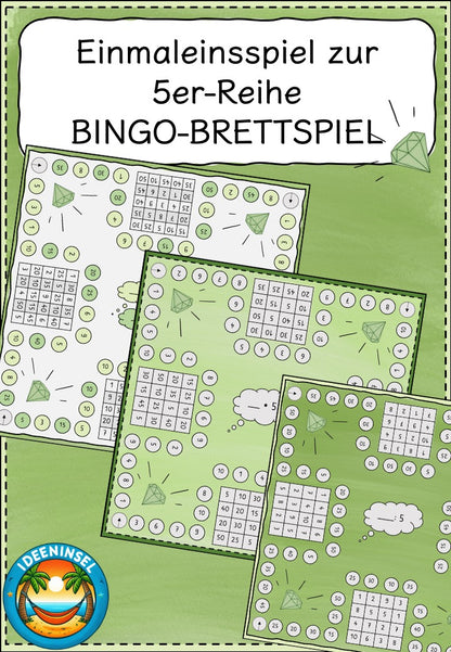 Einmaleinsspiele 5er-Reihe Materialpaket