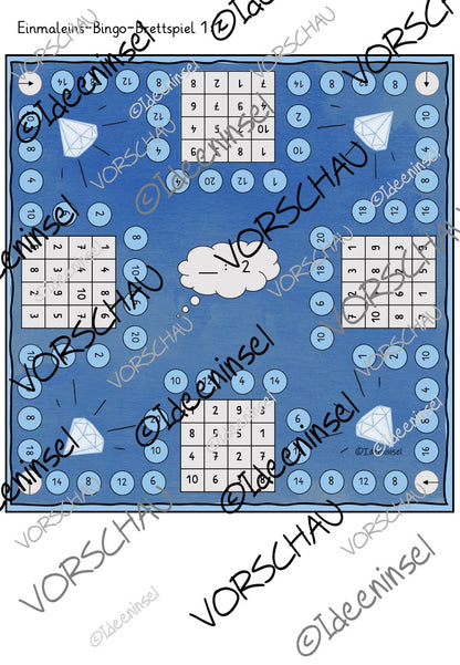 Einmaleinsspiele – 2er Reihe Materialpaket