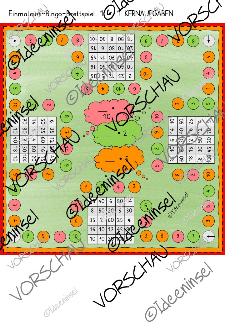 Gemischte Multiplikationsaufgaben spielerisch üben