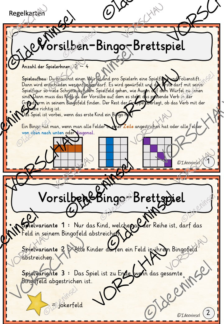 Leseförderung Wortstruktur Vorsilben Übungen