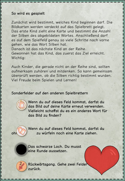 Silbengarten – Silbenspiel für die Grundschule