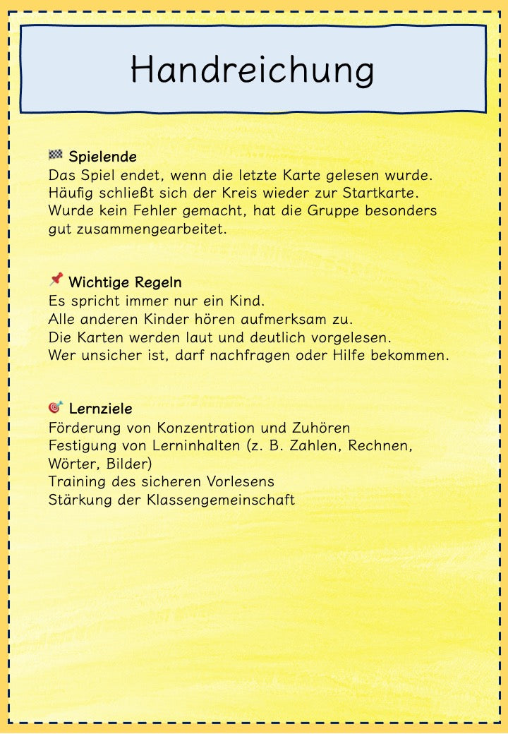 Ich habe – Wer hat? Ostern – Lesespiel