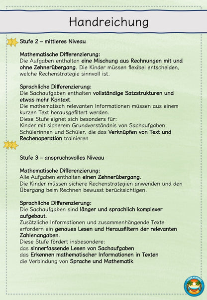 Oster-Rechenspaziergang ZR 100 – Sachaufgaben