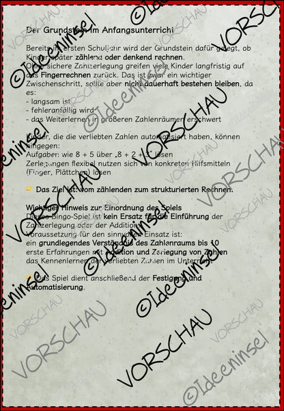 Verliebte Zahlen Bingo – ZR 10
