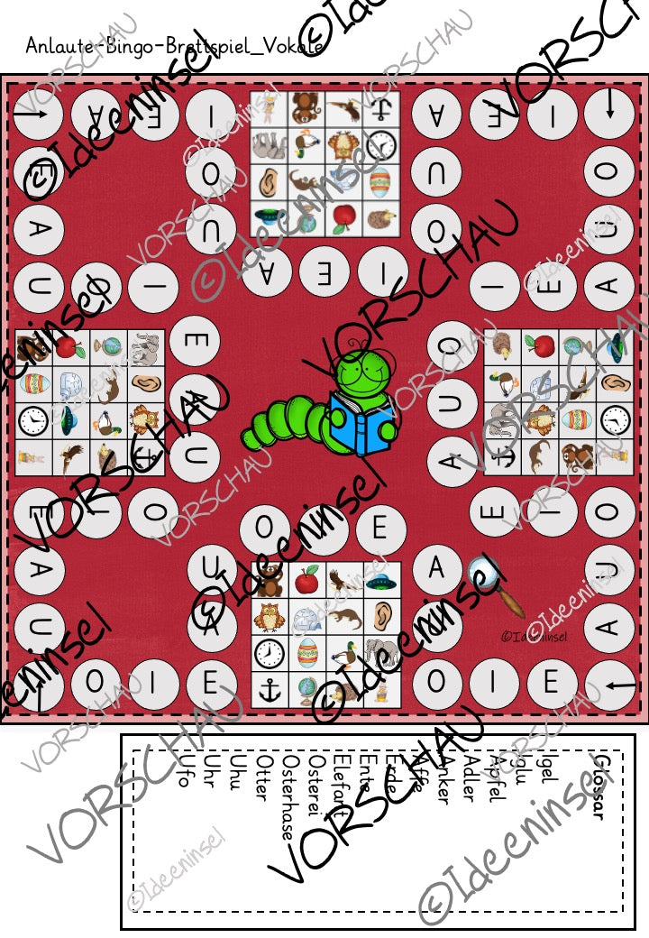 Anlaute Bingo Lernspiel Deutsch Brettspiel1
