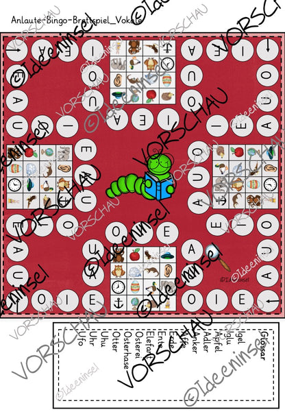 Anlaute Bingo Lernspiel Deutsch Brettspiel1