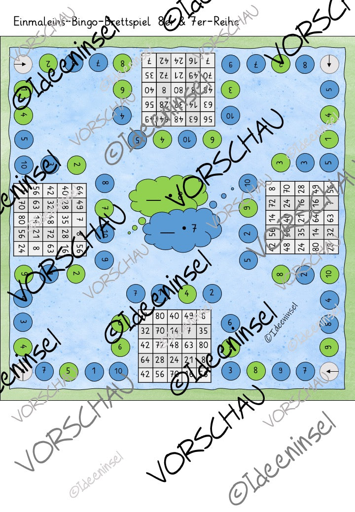 Multiplikation flexibel anwenden Lernspiel