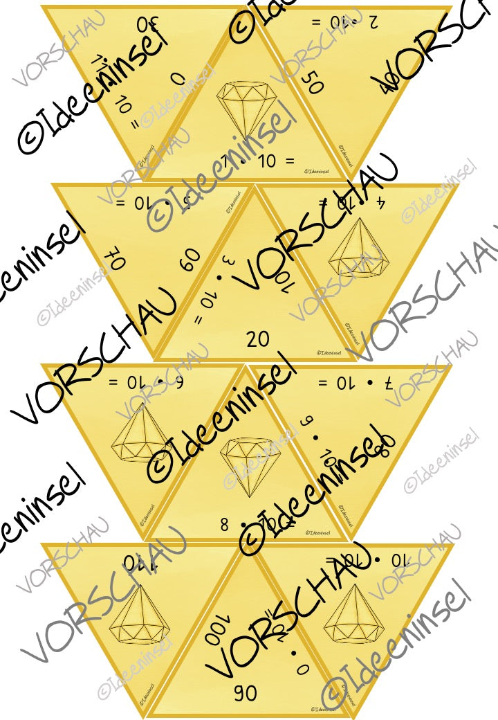 Mathematik Materialpaket Einmaleins 10er Reihe PDF