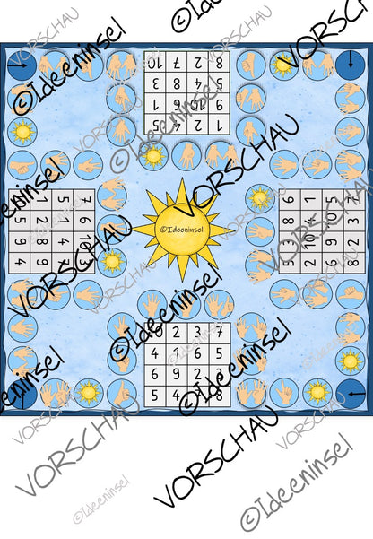 Bingo Zahlenraum 10 Klasse 1