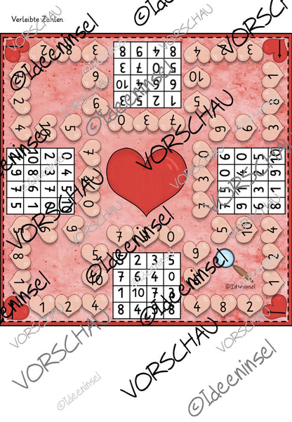 Zahlzerlegung spielerisch lernen Bingo