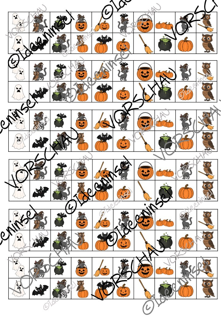 Halloween-Rechenspaziergang Zahlenraum 100 – Hunderterfeld & Zahldarstellung spielerisch üben