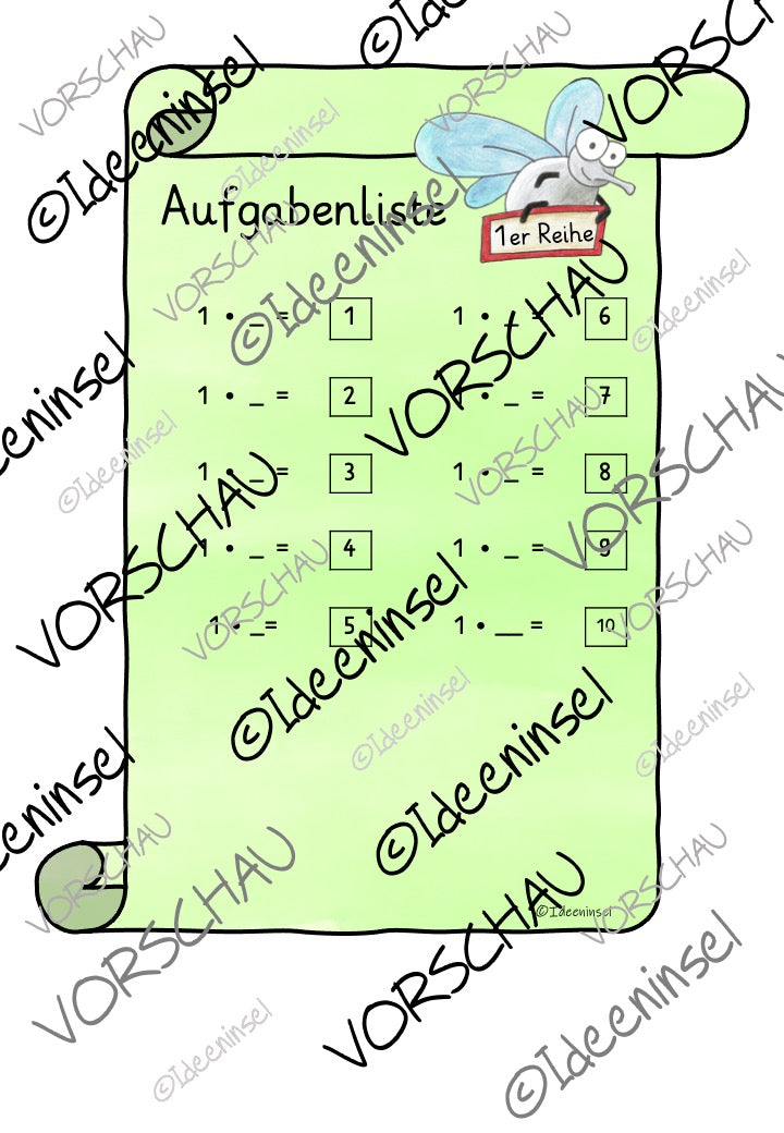 Bewegtes Rechenspiel zur Automatisierung von Multiplikationsaufgaben