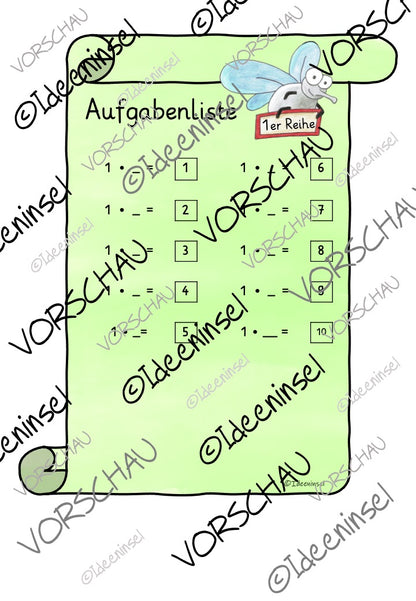 Bewegtes Rechenspiel zur Automatisierung von Multiplikationsaufgaben